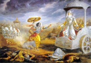 Krishna and Bhishma