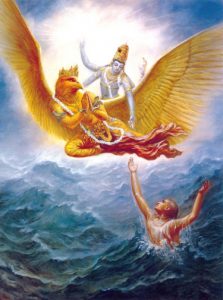 Vishnu and Garuda