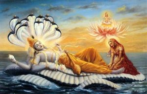 Vishnu and Lakshmi